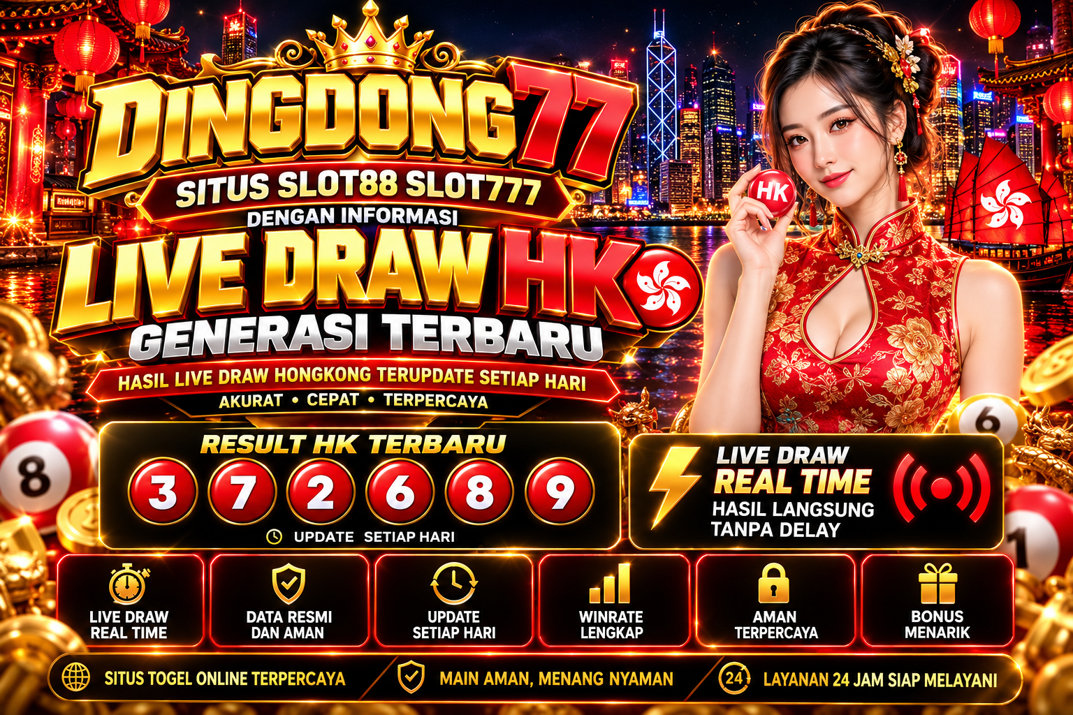 DINGDONG77 | Situs Slot88 Slot777 dengan Informasi Live Draw HK Generasi Terbaru